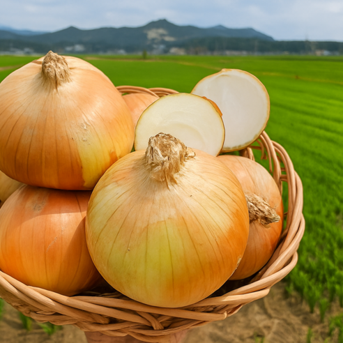 산지직송 국내산 양파 단단한 햇양파, 대 5kg, 1개