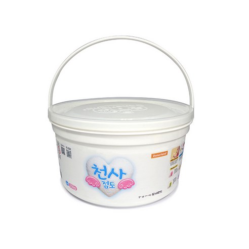 도너랜드 천사점토 350g 벌크 아동용 클레이, 3개, 흰색
