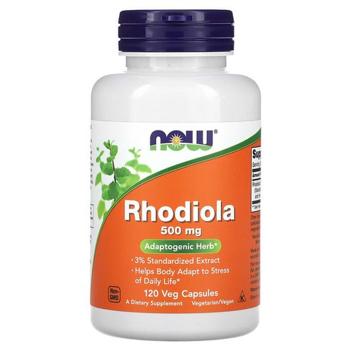 나우푸드 로디올라 500mg 120 베지캡슐 Rhodiola 홍경천 면역강화