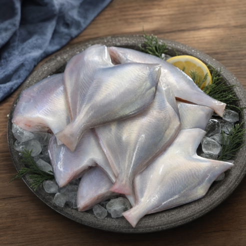 [다정한수산물] 손질 횟감용 국내산 통영 자연산 병어 (와사비 초장 증정), 1개, 1kg(12-18미)