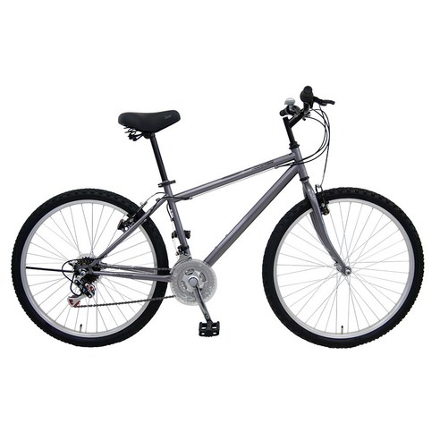 [완전조립발송] 2026년 삼천리자전거 하운드 빅마운틴 21단 26 컴포트 MTB 155cm 이상, 다크실버, 26인치