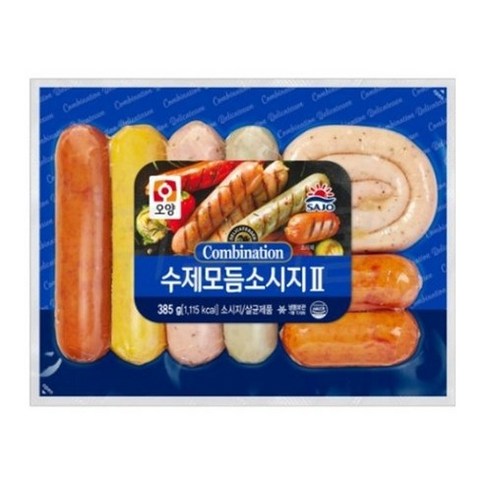 [사조오양] 수제 모듬 소시지 385g 냉동