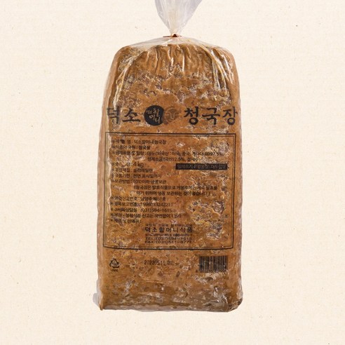 덕소할머니 청국장 4kg x 1개 식자재/대용량, 4kg, 1개