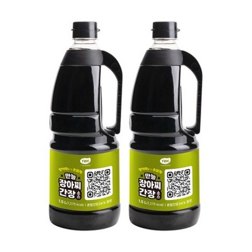 더본코리아 백종원의 만능장아찌간장소스 1.5L X 2개