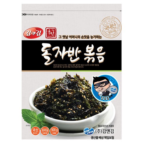 김앤김 돌자반 광천돌자반 500g, 500g, 1개