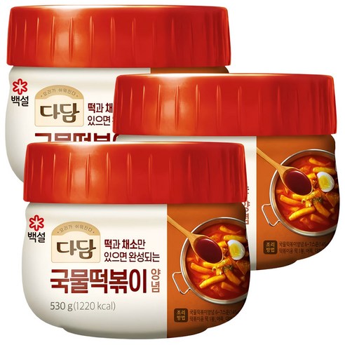다담 국물떡볶이양념 530g