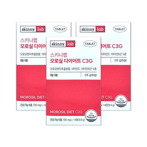 스키니랩 모로실 다이어트 C3G, 14정, 3개