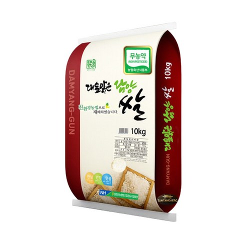 무농약쌀 10kg /25년산 햅쌀 담양군농협 당일도정 상등급 ㅣ단일품종 새청무ㅣ친환경쌀 우렁이농법