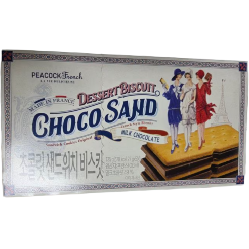 피코크 초콜릿 샌드위치 135g