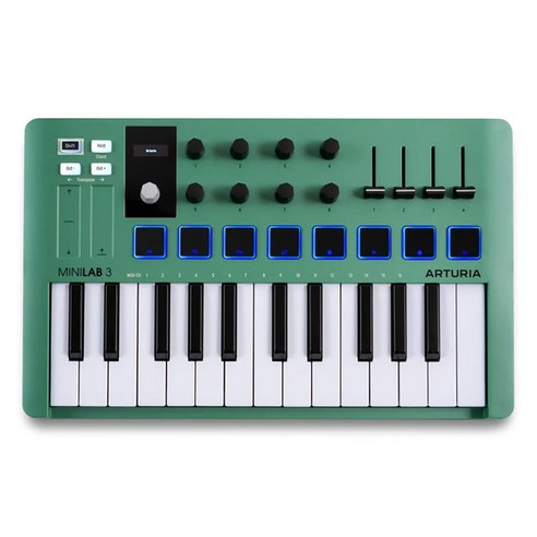 [작곡가의 미디가게] ARTURIA MINILAB MK3 아투리아 미니랩3 MK-3 미디컨트롤러 마스터키보드 마스터건반, Mint, MiniLab 3
