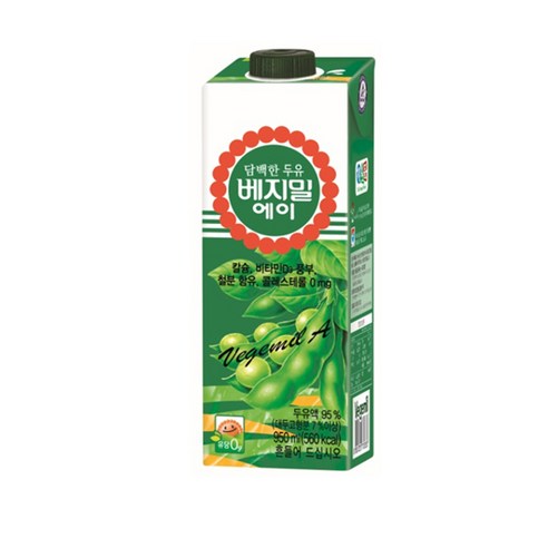 담백한 베지밀 에이, 950ml, 15개