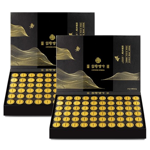 침향명가 명품 수 침향환, 225g, 2개