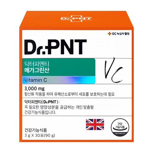 닥터피엔티 메가그린산 비타민C 3000mg 메가도스전용 비타민C, 90g, 1개