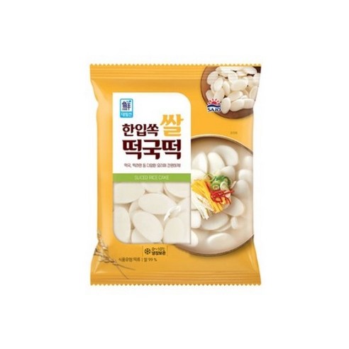 대림 한입쏙 쌀떡국떡, 10개, 250g