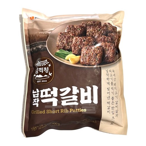 삼양 신임꺽정 납작떡갈비