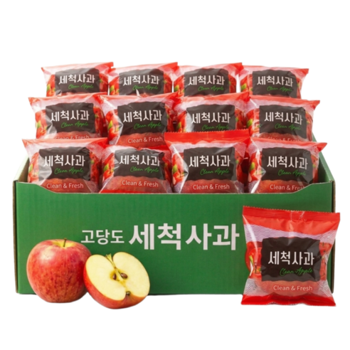 [타임특가] 더프레시 당도선별 산지직송 껍질째먹는 꿀부사 세척사과