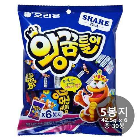 오리온 왕꿈틀이 쉐어팩