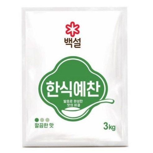 백설 한식예찬3k 4개 1박스