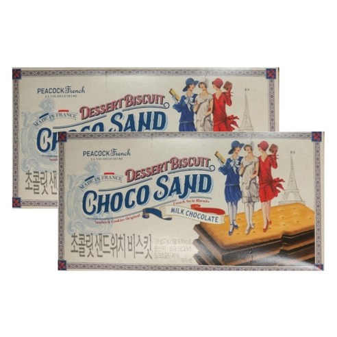 피코크 초콜릿 샌드위치, 135g, 2개