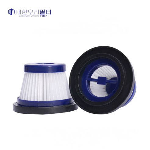 대한우리필터 인터비즈 2 in 1 차량용 핸디형 진공 청소기 헤파필터 호환 BVC-H10, 2개, 수량