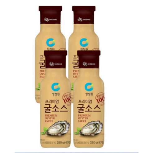 청정원 프리미엄 굴소스, 280g, 4개