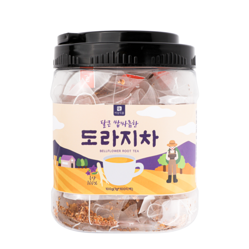 [미세플라스틱 없는 생분해필터] 미담식품 도라지차 삼각티백