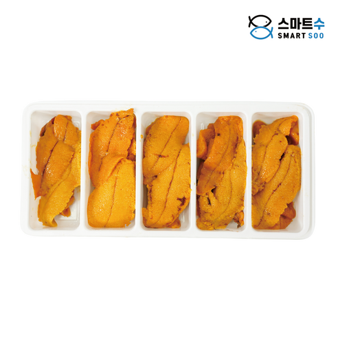 스마트수 업소용 식당용 대용량 페루산 칠레산 우니 성게알 100g 1kg, 1개, 칠레산 1kg(100g*10팩)