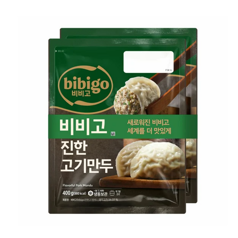 [CJ] 비비고 진한고기만두, 400g, 2개