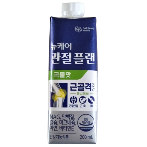 대상웰라이프 뉴케어 관절플랜 곡물맛 근골격 관리