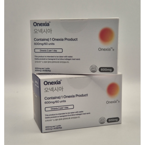 Onexia 오넥시아정 늙은호박추출액 파파인 덱스트린, 60정, 2개