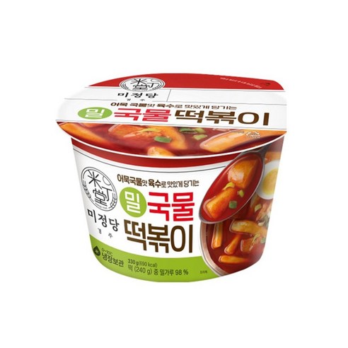 밀국물 떡볶이컵, 5개, 330g