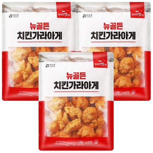 아워홈 뉴골든 치킨 가라아게 1kg, 1kg, 3개