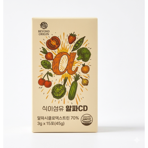 비욘드오리진 식이섬유 알파CD, 45g, 2개