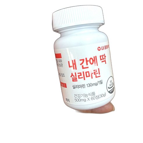 간건강 개선 도움 밀크씨슬 고농축 영양제 약사설계 건강기능식품, 60정, 1개, 1개, 60정