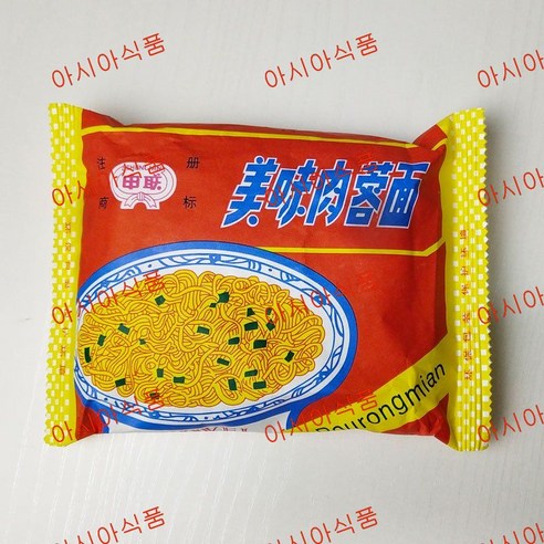 아시아식품 육용면 왕청면 상하이면 중국라면 100g