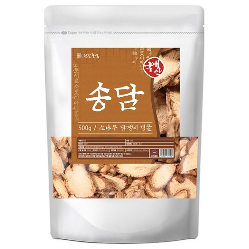 건강중심 국산 송담 500g 소나무 담쟁이 슬라이스