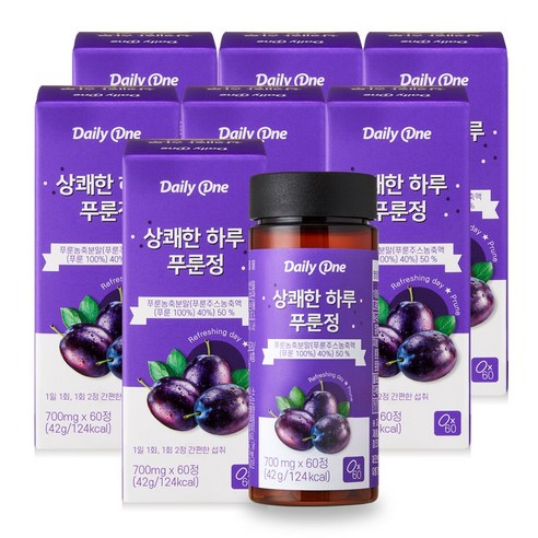 데일리원 상쾌한 하루 푸룬 정 식이섬유 700mg