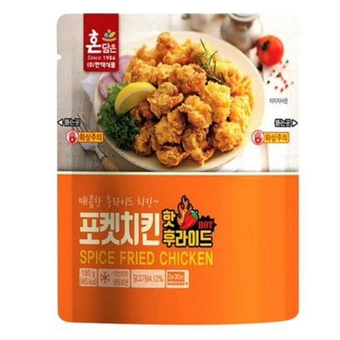 한맥 한입에 쏙 핫후라이드 포켓치킨 180g