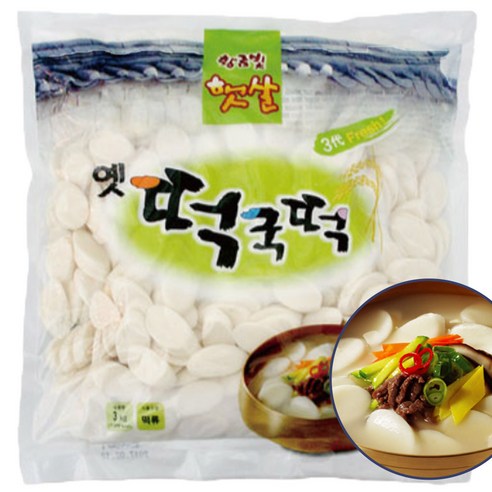 송학식품 옛날 떡국떡, 3kg, 2개