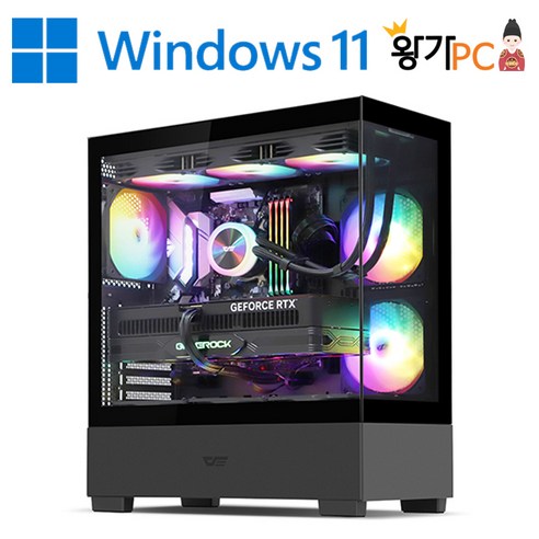 왕가PC 게이밍 데스크탑 윈도우 포함 울트라 250KF 270K/ RTX5060Ti 5070Ti 5080 하이엔드 전문가 조립컴퓨터 본체 AI 딥러닝 배그 검은사막 아이온2 롤, 왕가PC 프라임(PRIME) P07번