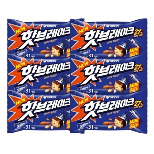 핫브레이크 미니, 416g, 6개