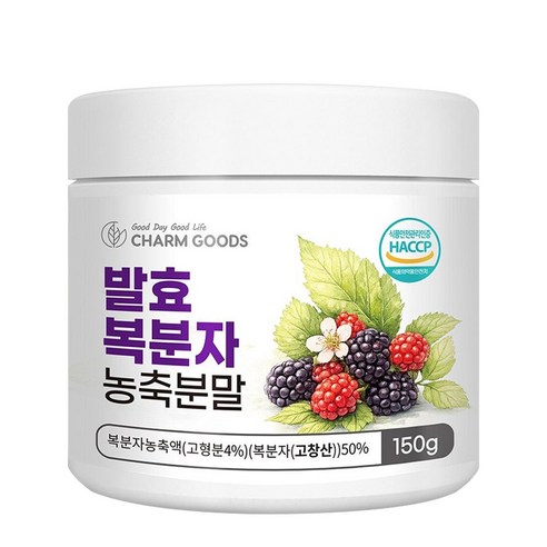 발효 복분자 농축 분말 가루 고창산, 1개, 150g