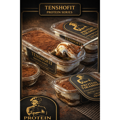 텐쇼핏 프로틴 티라미수 단품105g 고단백 저당 냉동 디저트 운동 후 간식 건강 디저트, 1개, 105g