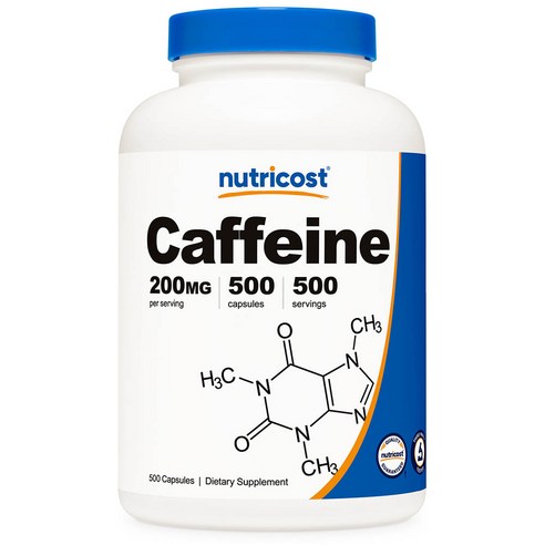 뉴트리코스트 카페인 200mg 500캡슐 1병