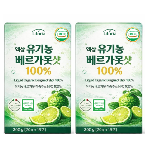 12개 구매 시 고업 액상 베르가못 샷 증정 / 리포리아 베르가못 원액 폴리페놀 100%식약처인증, 2개, 15회분