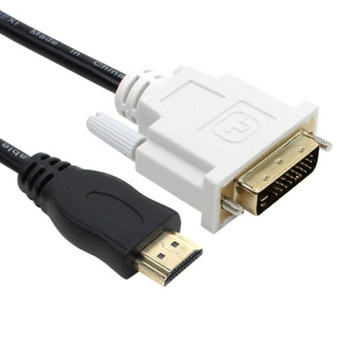 HDMI 입력 DVI듀얼출력 모니터 노트북 연결케이블
