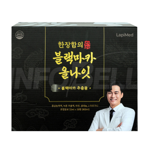 [TV홈쇼핑정품 인포벨]한장함의 블랙마카 올나잇 남자 남성 부모님 어르신 활력 건강 백승일 마시는 마카