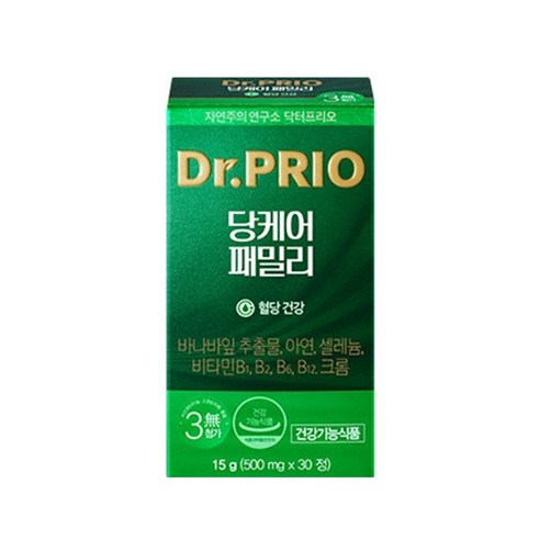 닥터프리오 당케어 패밀리 바나바잎추출물 15g