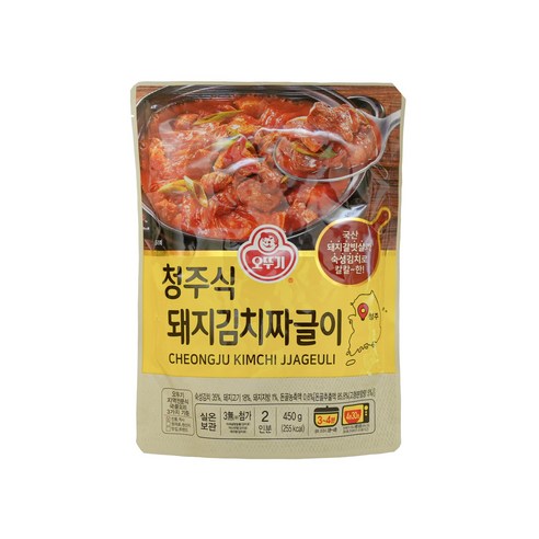 오뚜기 청주식 돼지김치짜글이