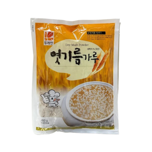 뚜레반 엿기름 가루 400g, 400g, 10개
